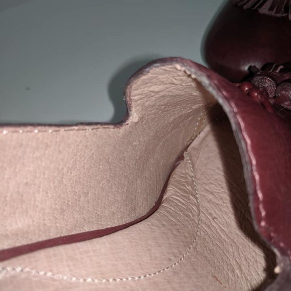 Land's End Leather Loafer Pumps Heels Size 6 - Picture 6 of 6